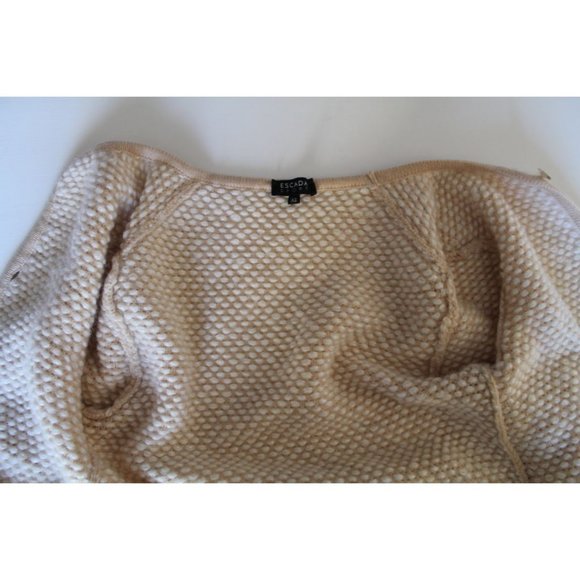 Escada Sport Mohair and Cashmere Knitted Cardigan in Ricepaper Beige Size XS - Picture 6 of 10